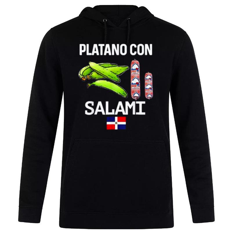 Dominicana Flag Rd Dominican Republic Food Mangu Plantain Hoodie