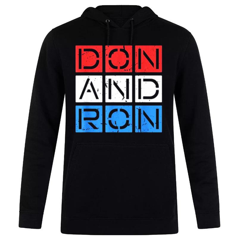 Don And Ron'trump And Desantis 2024 For President Republican Hoodie