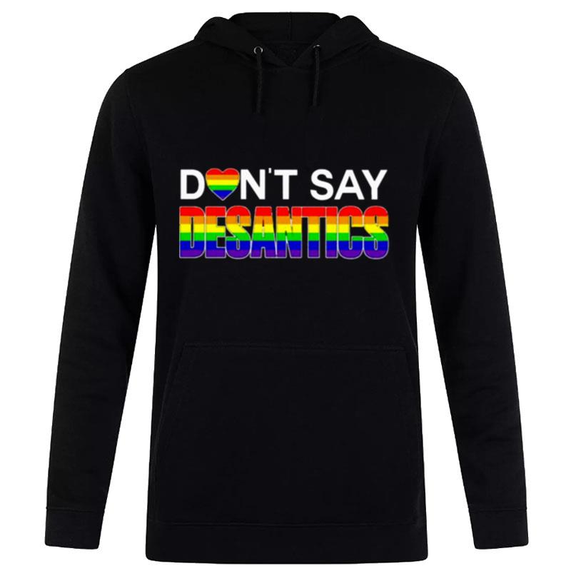 Don't Say Desantis Lgbtq Pride Hoodie