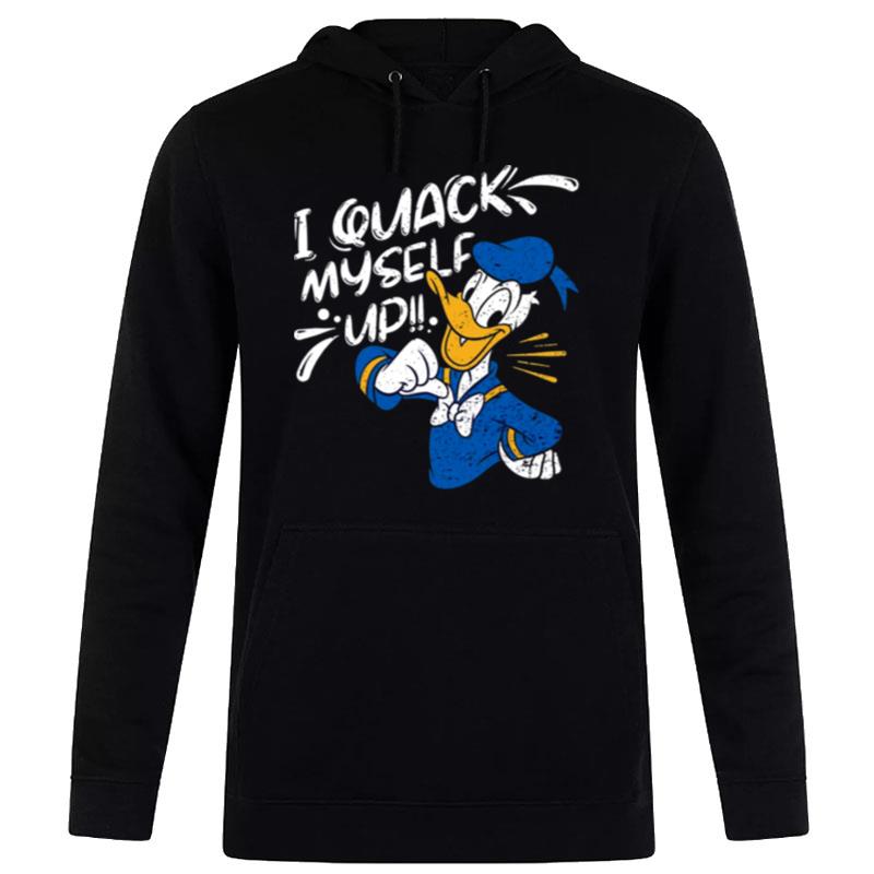 Donald Duck Angry Grumpy This Is My Happy Face Hoodie