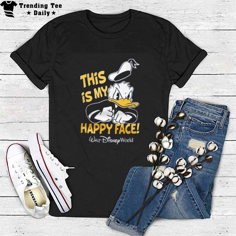 Donald This Is My Happy Face T-Shirt