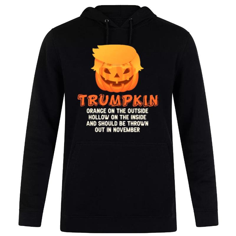 Donald Trump Face Trumpkin'trump Halloween Hoodie