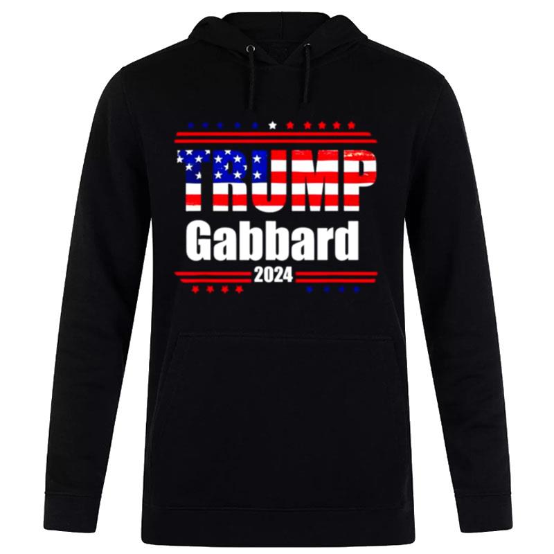 Donald Trump Tulsi Gabbard 2024 Usa Flag Hoodie