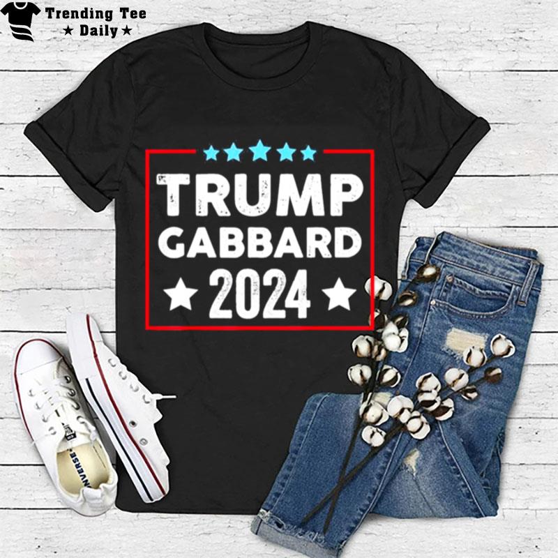 Donald Trump Tulsi Gabbard 2024 Vintage Apparel T-Shirt