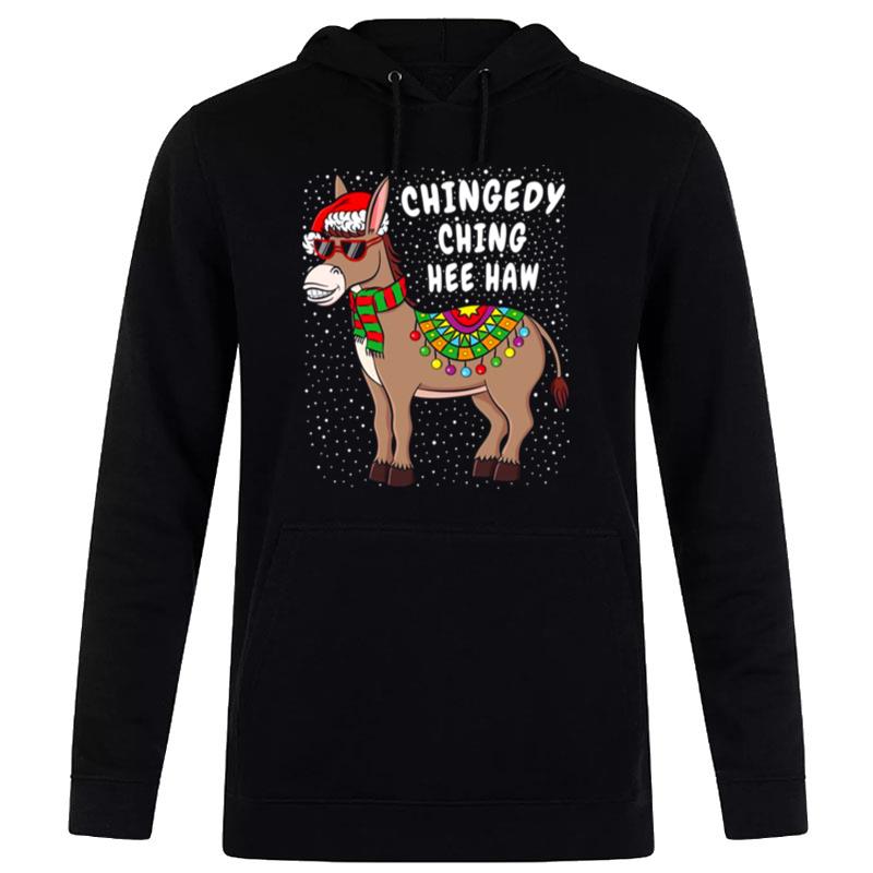 Donkey Funny American Italian Xmas Christmas Hoodie