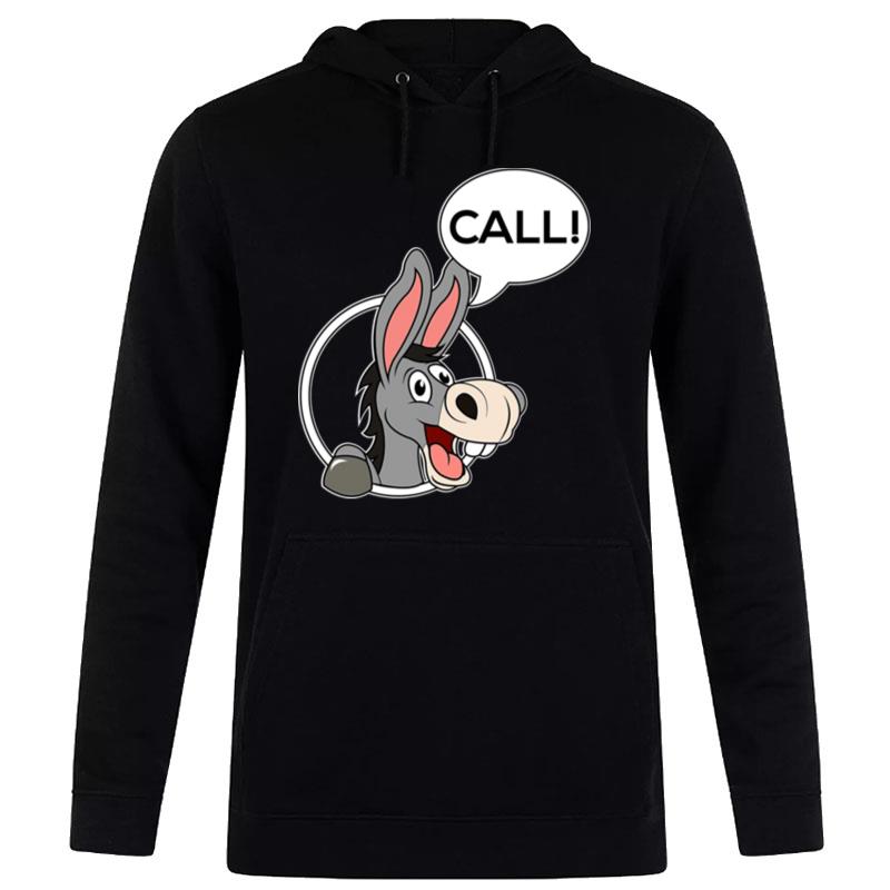 Donkey Poker Player Call Gambling Gambler Hoodie