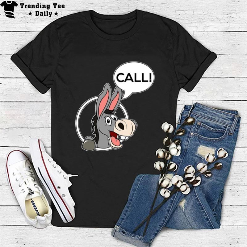 Donkey Poker Player Call Gambling Gambler T-Shirt