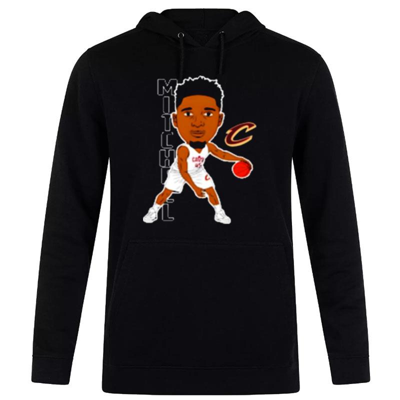 Donovan Mitchell Dribble By Cleveland Cavaliers Hoodie