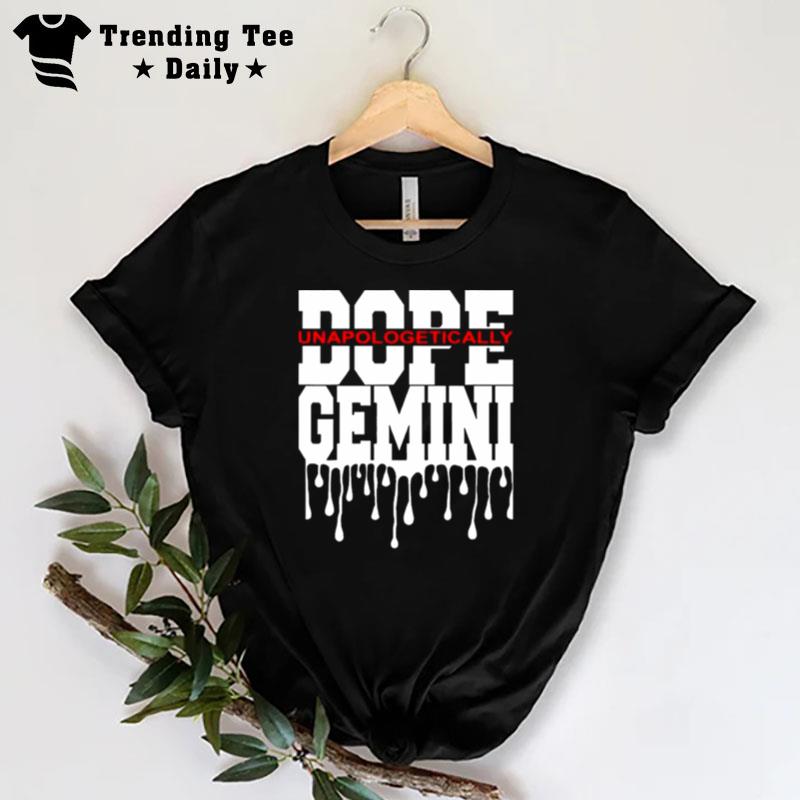 Dope Queen King Graphic Decor Gemini Astrology Zodiac T-Shirt