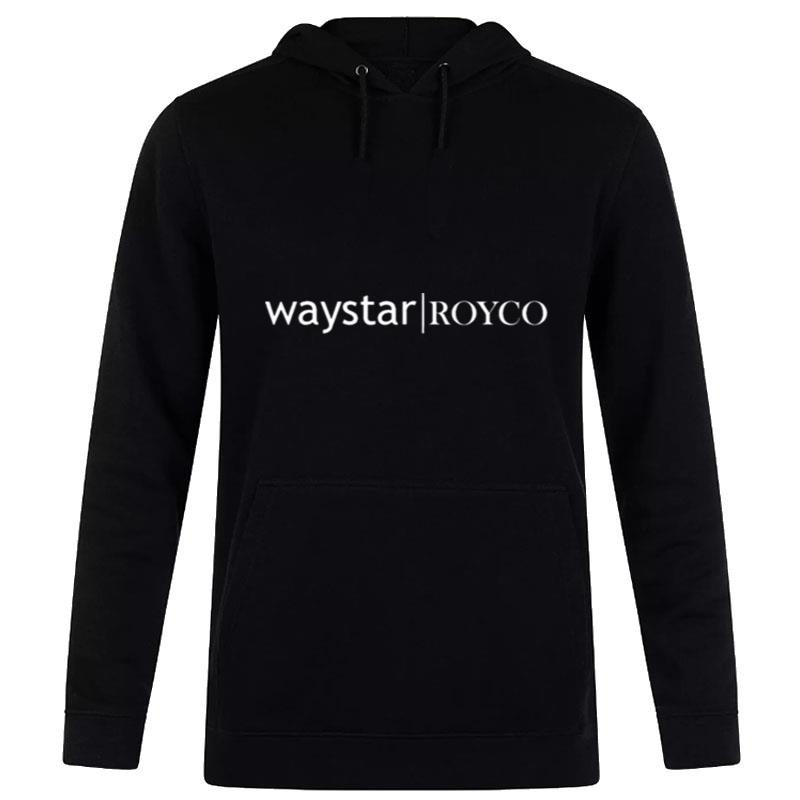 Dorian Wearing Waystar Royco Hoodie