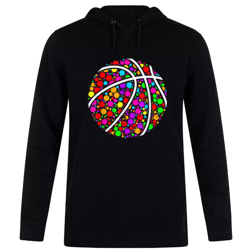 Dot Day Colorful Basketball Intern'tional Dot Day 2022 Hoodie