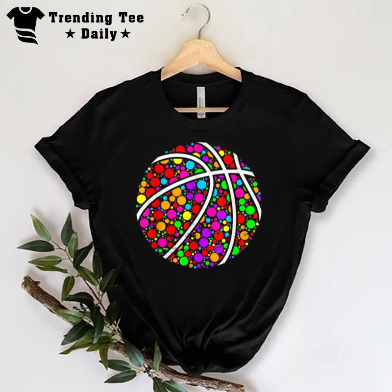 Dot Day Colorful Basketball Intern'tional Dot Day 2022 T-Shirt