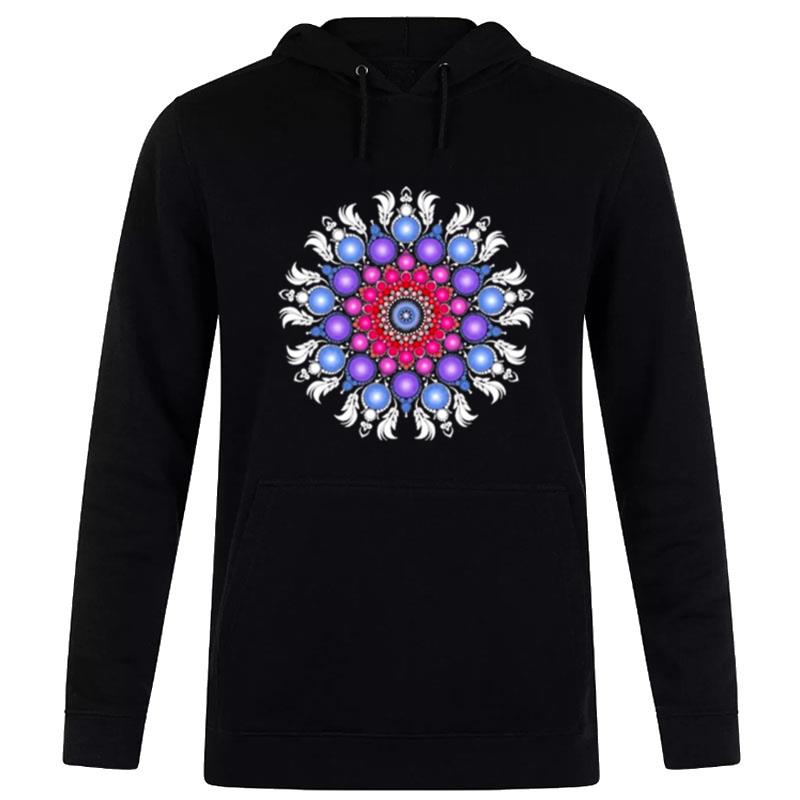 Dot Mandala Intern'tional Dot Day Geometry Art Good Vibe Hoodie