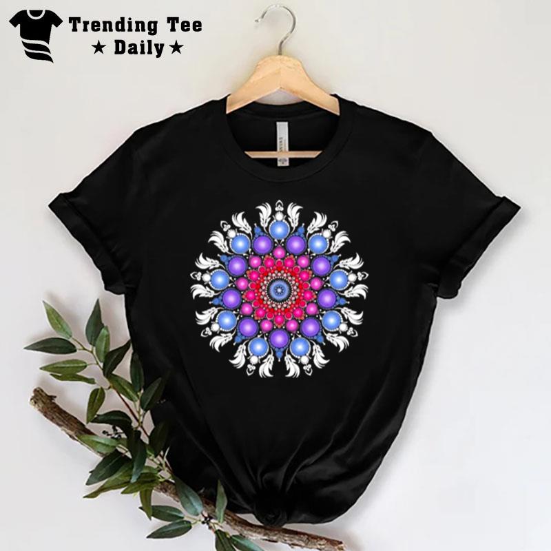 Dot Mandala Intern'tional Dot Day Geometry Art Good Vibe T-Shirt