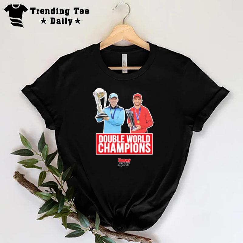 Double World Champions Barmy Army T-Shirt