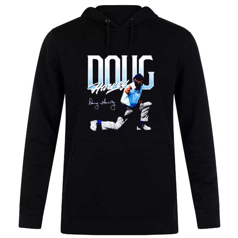 Doug Harvey Umpire Pose Sign'ture Hoodie