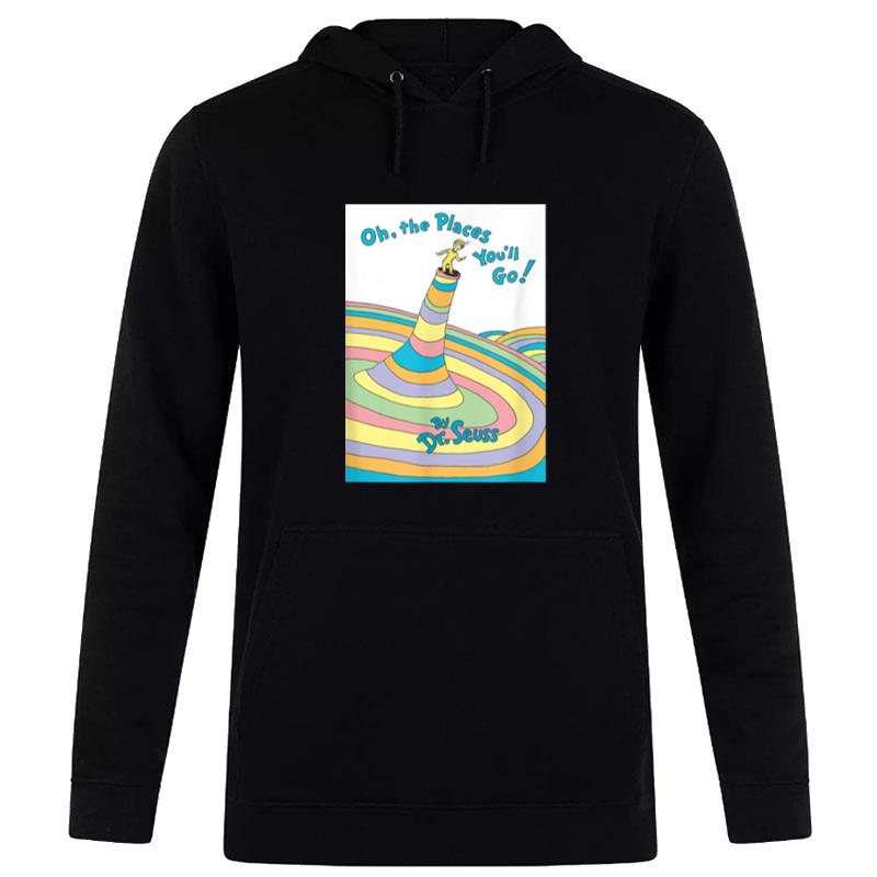 Dr. Seuss Oh The Places You Ll Go Book Cover Hoodie