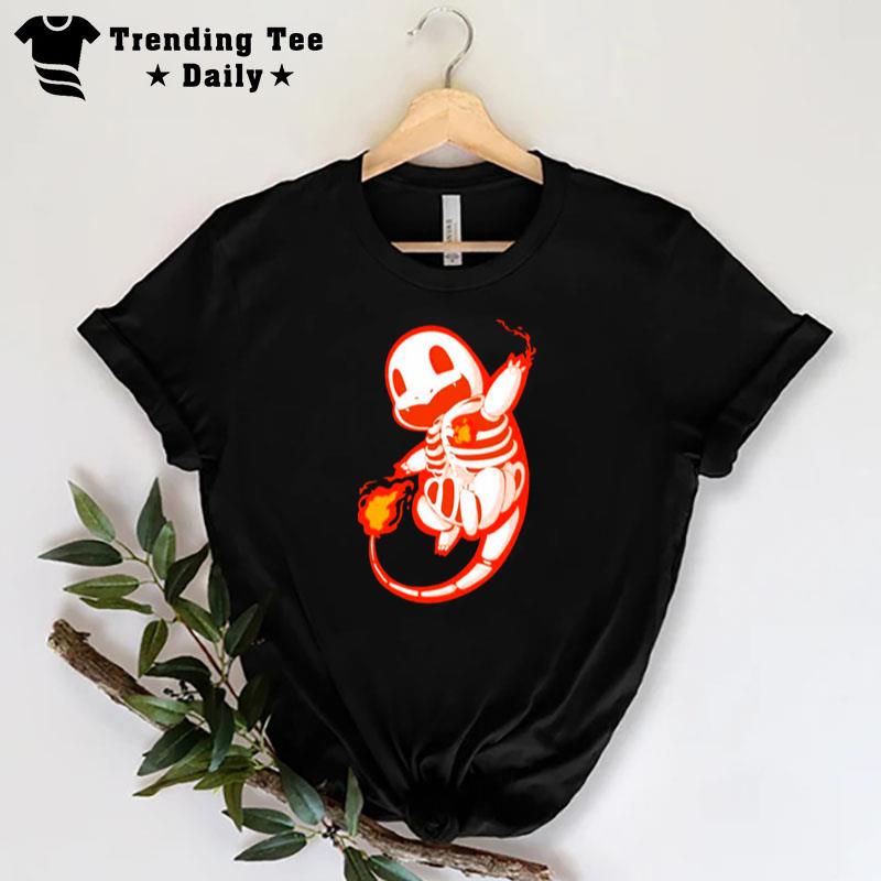 Dragon Anime Halloween Skeleton T-Shirt