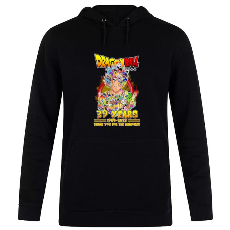Dragon Ball 39 Years 1984 2023 Thank You For The Memories Hoodie