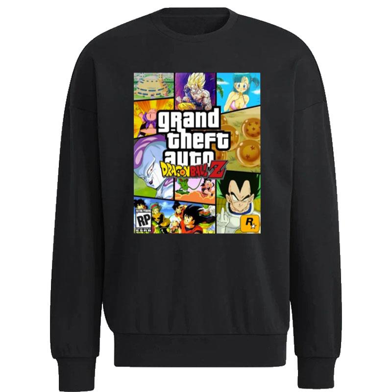 Dragon Ball Design Inspired By Grand Theft Auto Gta Hoodie