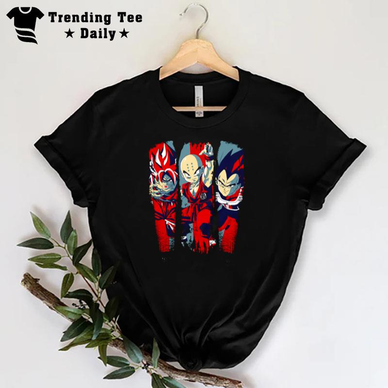 Dragon Ball Goku Krilin Vegeta Ljclo T-Shirt