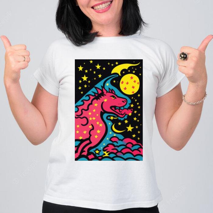 Dragon In Space Ar T-Shirt