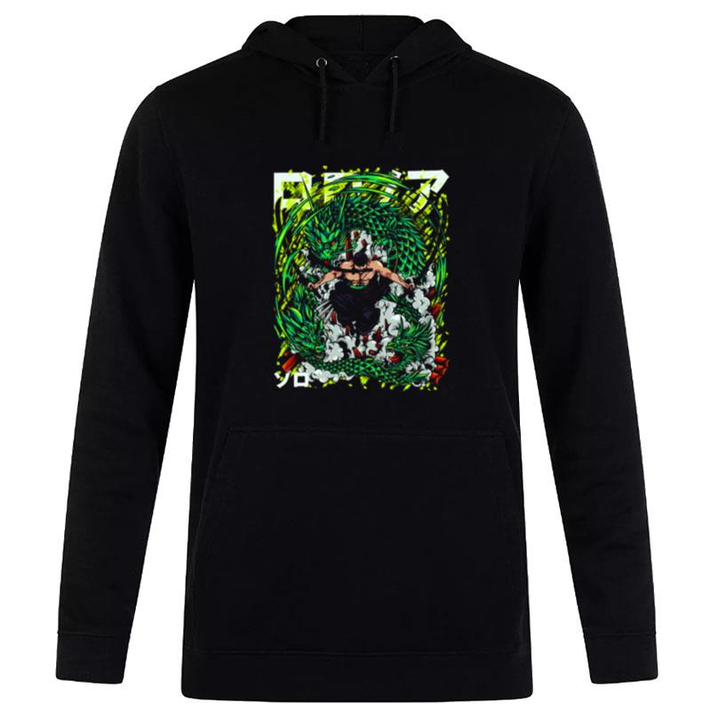 Dragon Zoro One Piece Anime Series Hoodie