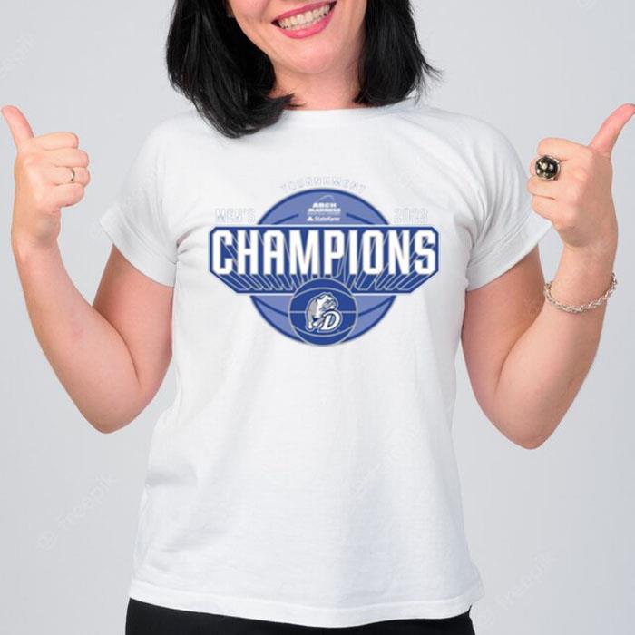 Drake Bulldogs 2023 Mvc Tournament Champions T-Shirt