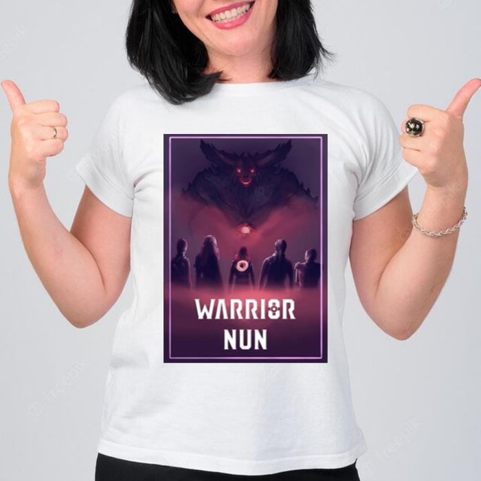 Drama Series The Warrior Nun American Fantasy Tv Show Poster Graphic T-Shirt