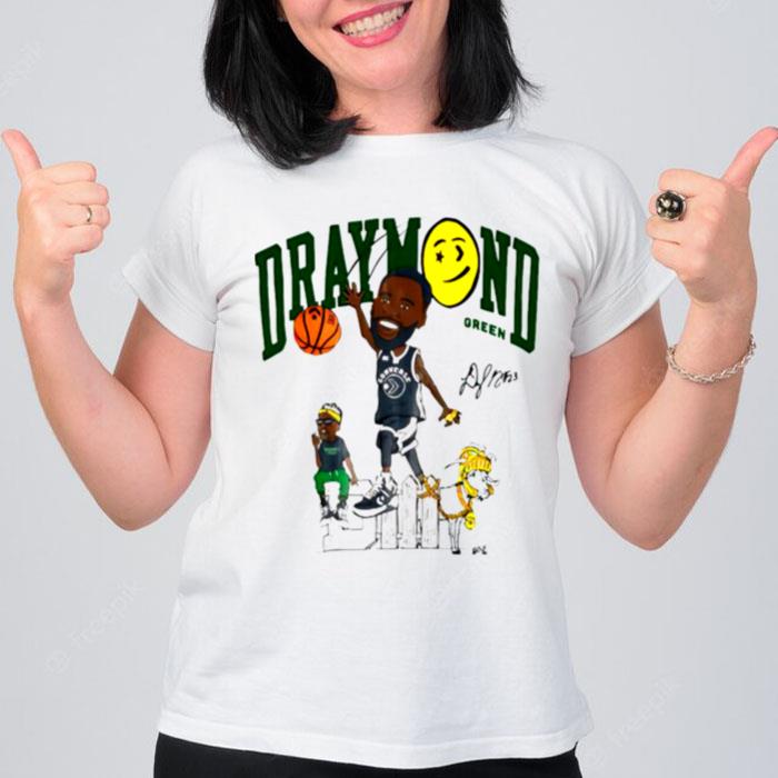 Draymond Green Golden State Warriors Cartoon T-Shirt