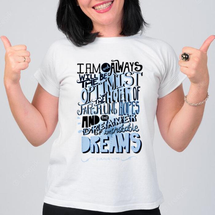 Dreamer Of Improbable Dream Doctor Who T-Shirt