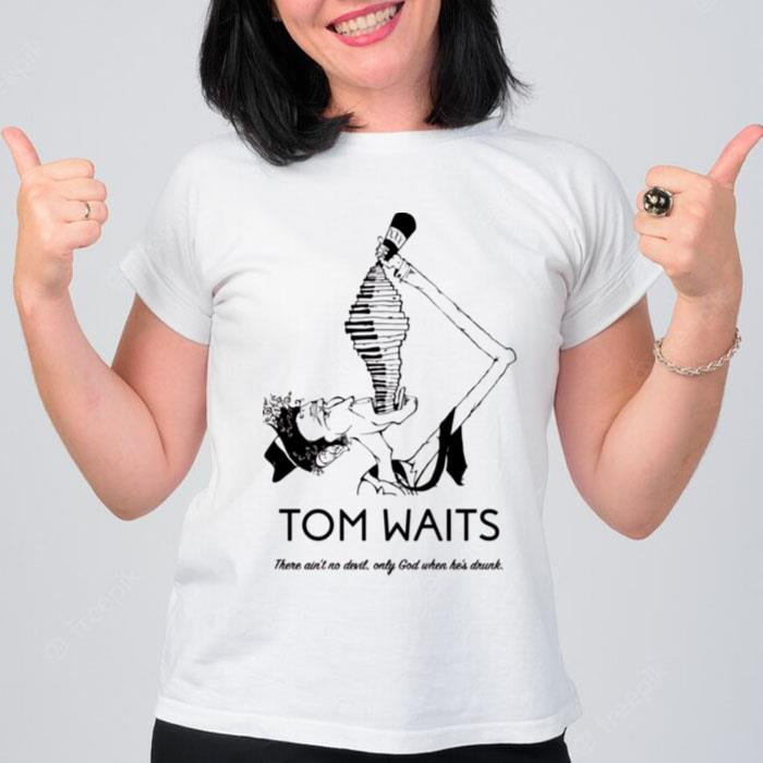 Drinking Tom Waits Piano T-Shirt