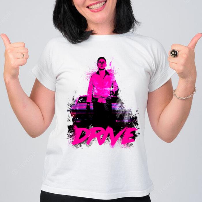 Drive Nightride Pink Design Ryan Gosling T-Shirt