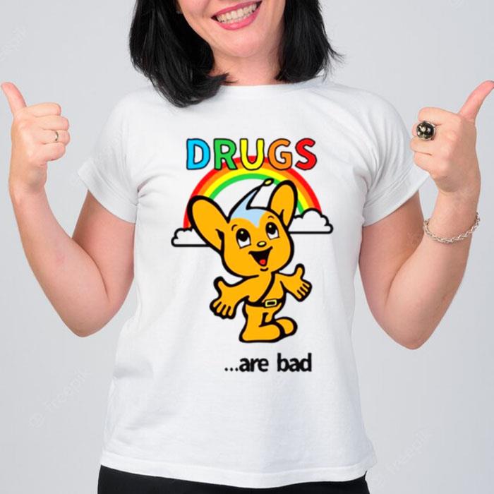 Drugs Are Bad Pipo Kun T-Shirt