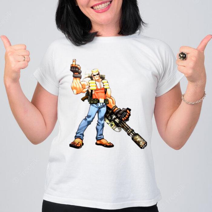 Duke Nukem Giving The Finger T-Shirt