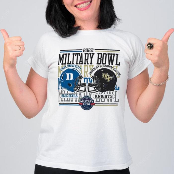 Duke University Vs University Of Central Florida 2022 Military Bowl T-Shirt