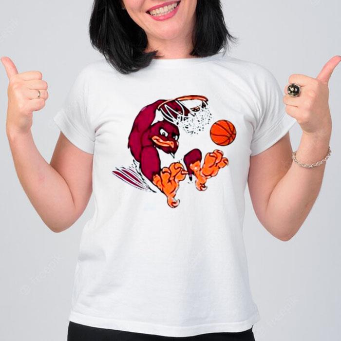 Dunk Hokiebird Basketball T-Shirt