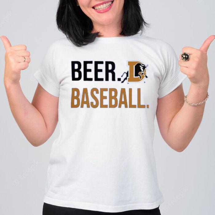 Durham Bulls Shop 108 Beer & Baseball T-Shirt