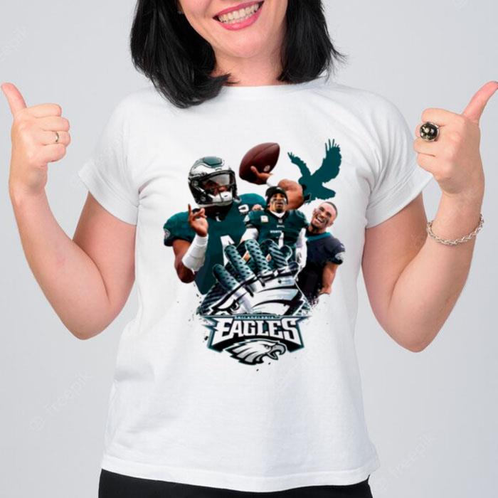 Eagles Jalen Hurt 2023 Super Bowl Lvii T-Shirt