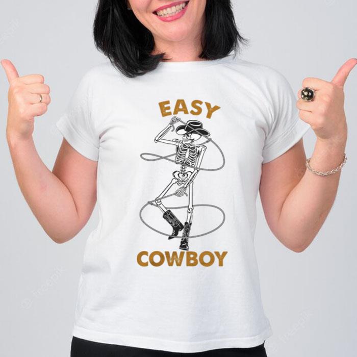 Easy Cowboy Skeleton T-Shirt