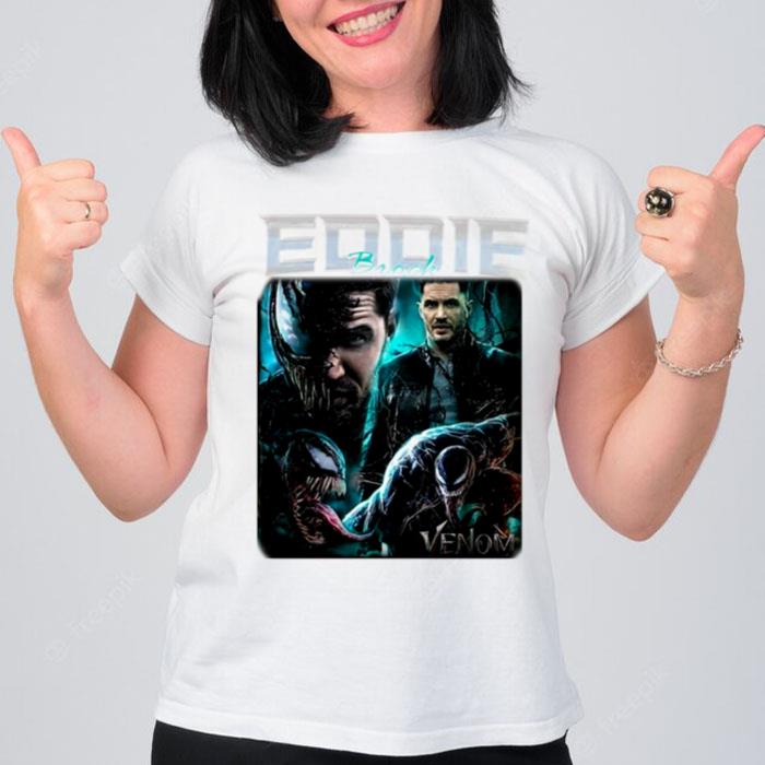 Eddie Brock Tom Hardy Venom Retro 90S Venom T-Shirt