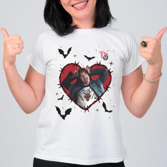 Eddie Munson Bat Stranges Things T-Shirt