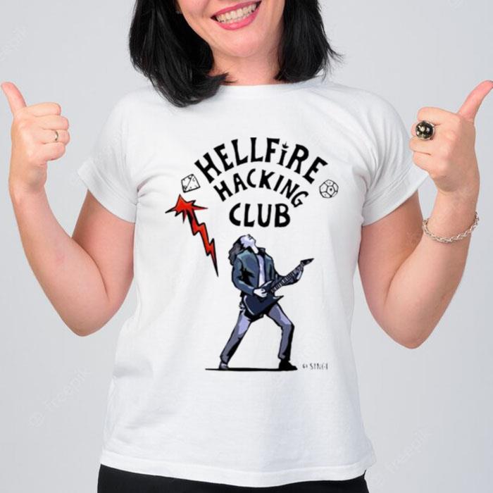 Eddie Munson Hellfire Hacking Club T-Shirt