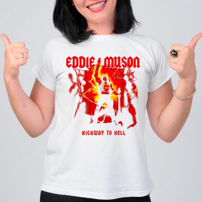 Eddie Munson Stranger Things Hichway To Hell T-Shirt