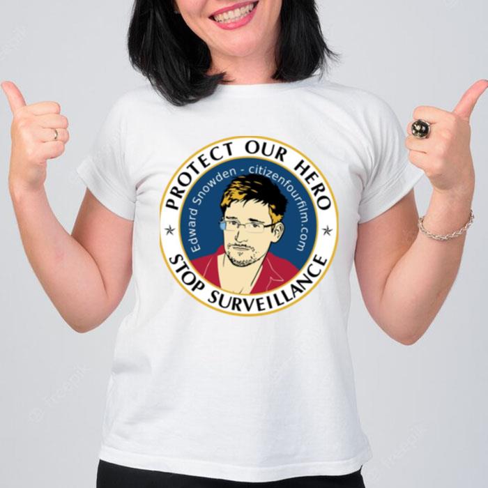 Edward Snowden Protect Our Hero T-Shirt