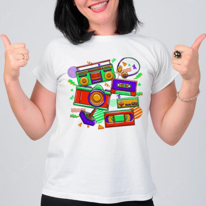 Eighties Year 1980 80's Kid Retro Era 80's Vibe T-Shirt