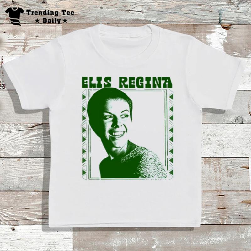 Elis Regina Retro Style Fan Art Design T-Shirt