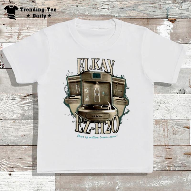 Elkay Ez H20 Over 69 Million Bottles Saved Logo T-Shirt