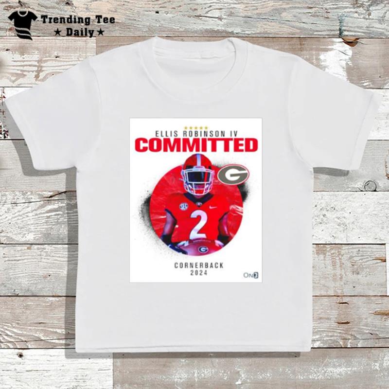 Ellis Robinson Iv Committed To Georgia Cornerback 2024 T-Shirt