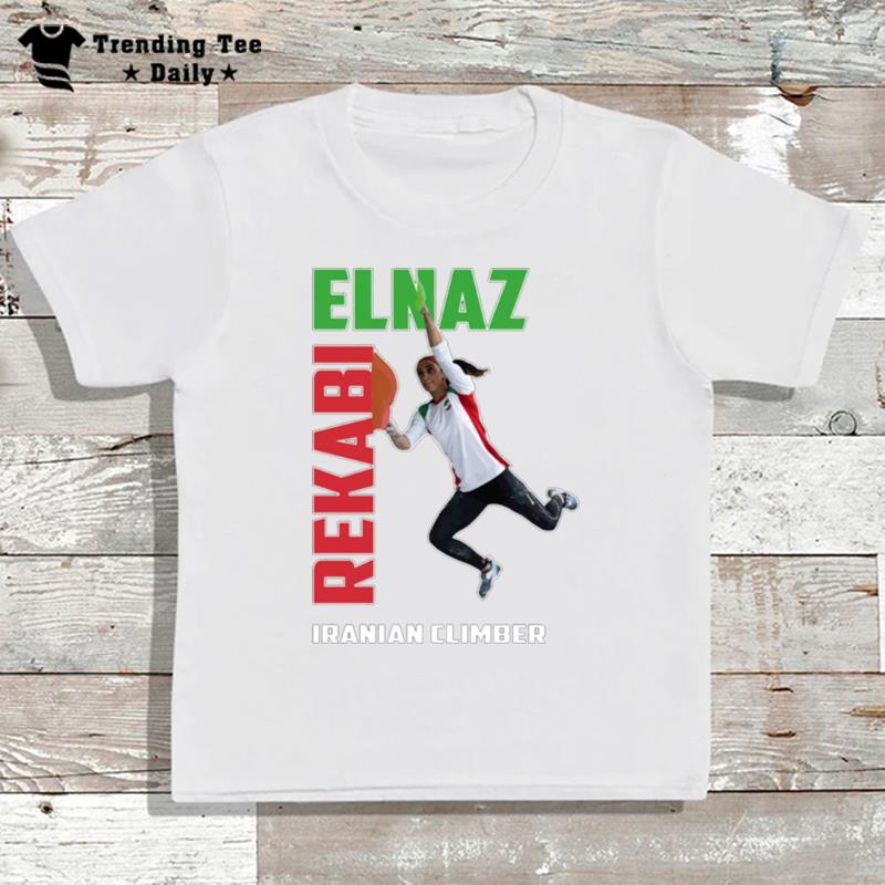 Elnaz Rekabi Iranian Climber Hijab Hero T-Shirt